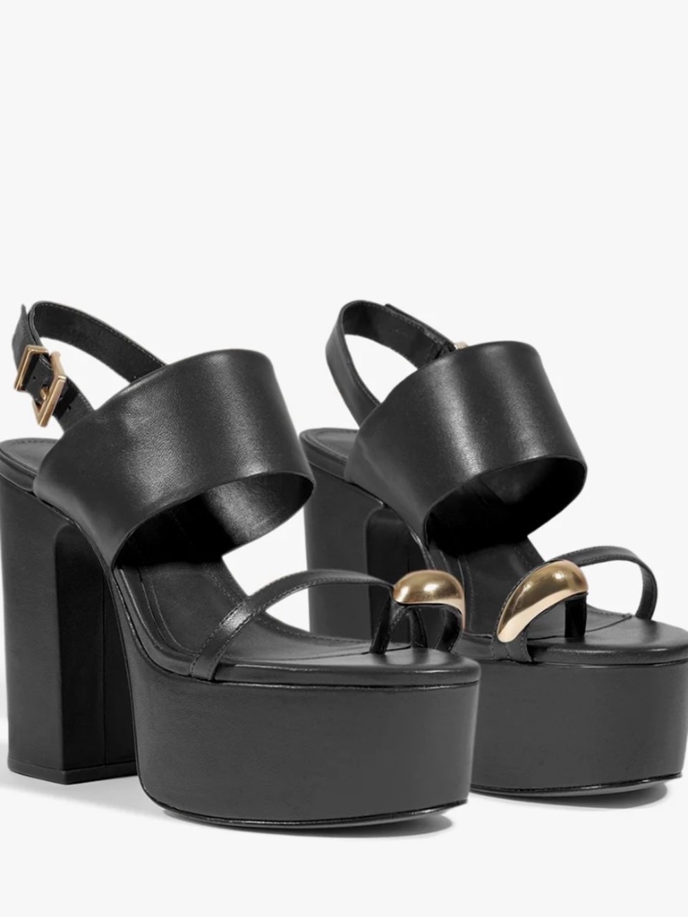 Schutz Mandy Platform Leather Sandal